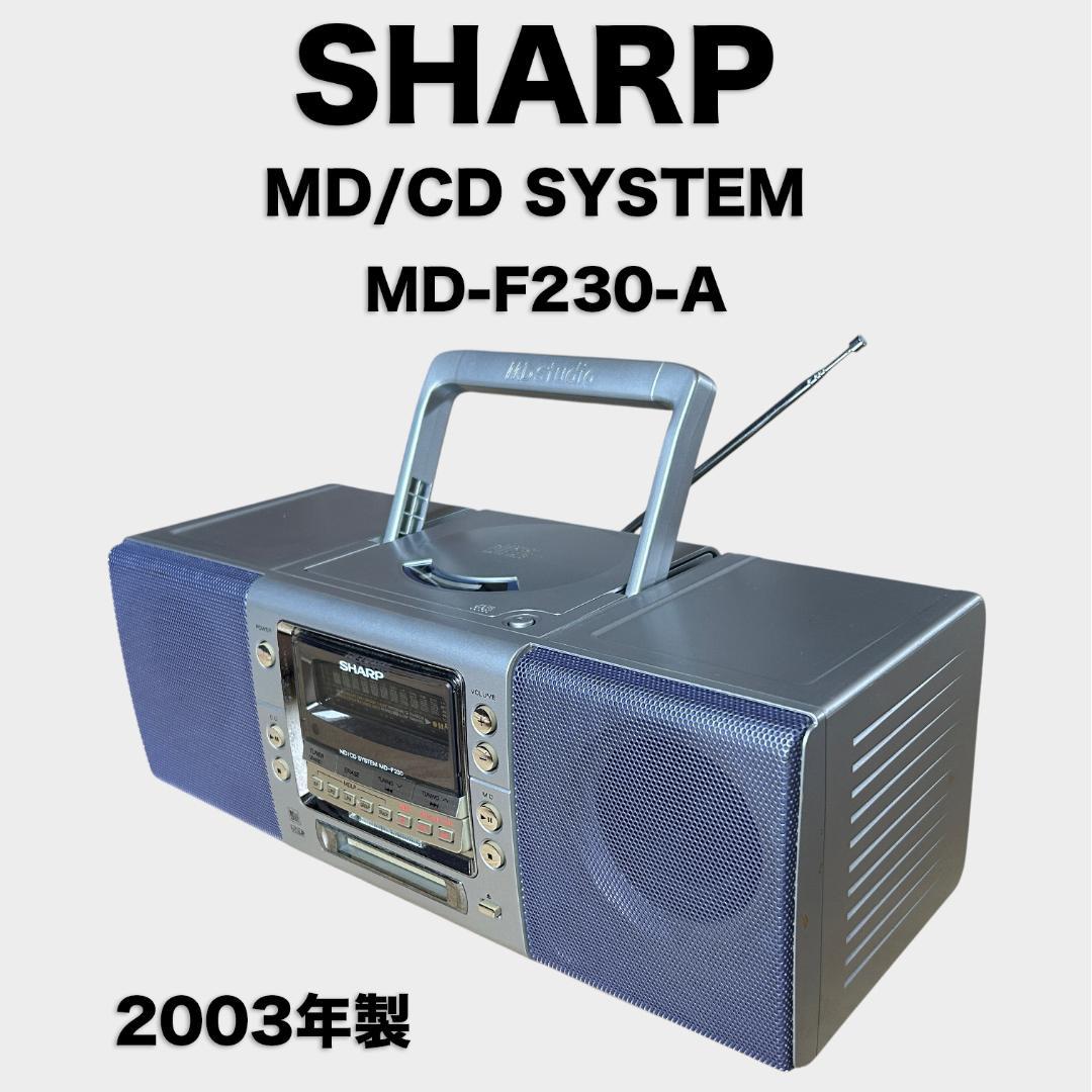 Cd, Md Cassette Decks Md/Cd Md-F230-A 2003