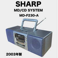 Cd, Md Cassette Decks Md/Cd Md-F230-A 2003