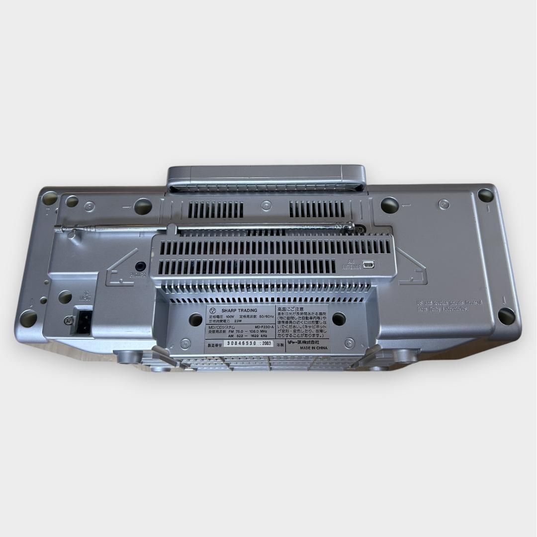 Cd, Md Cassette Decks Md/Cd Md-F230-A 2003