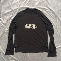 Rick Owens Drkshdw Medium/Long-Sleeve T-Shirts Graphic Level Long T-Shirt