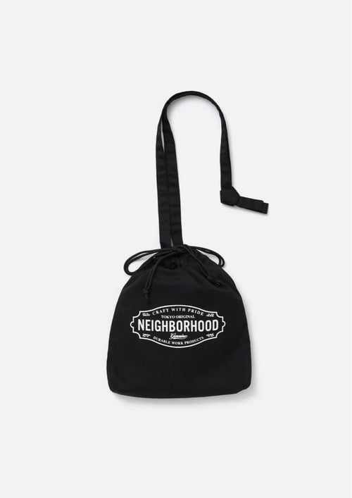 Neighborhood Other Logo Drawstring Bag