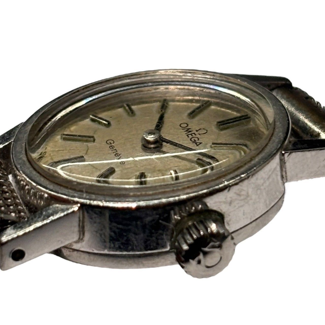 Omega Hand -Wound Clock Vintage Geneve Wristwatch