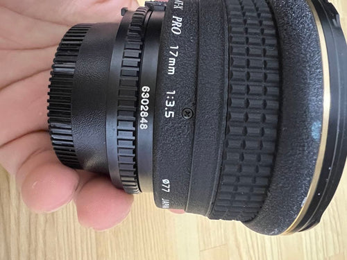 Tokina Lens (Zoom) At-X Pro F/3.5