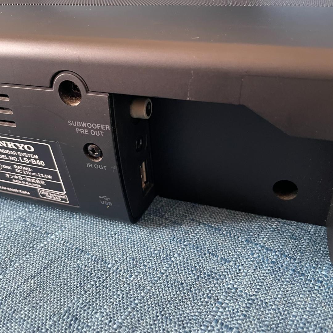 Onkyo Sound Speaker Rear Bar Ls-B40 Black