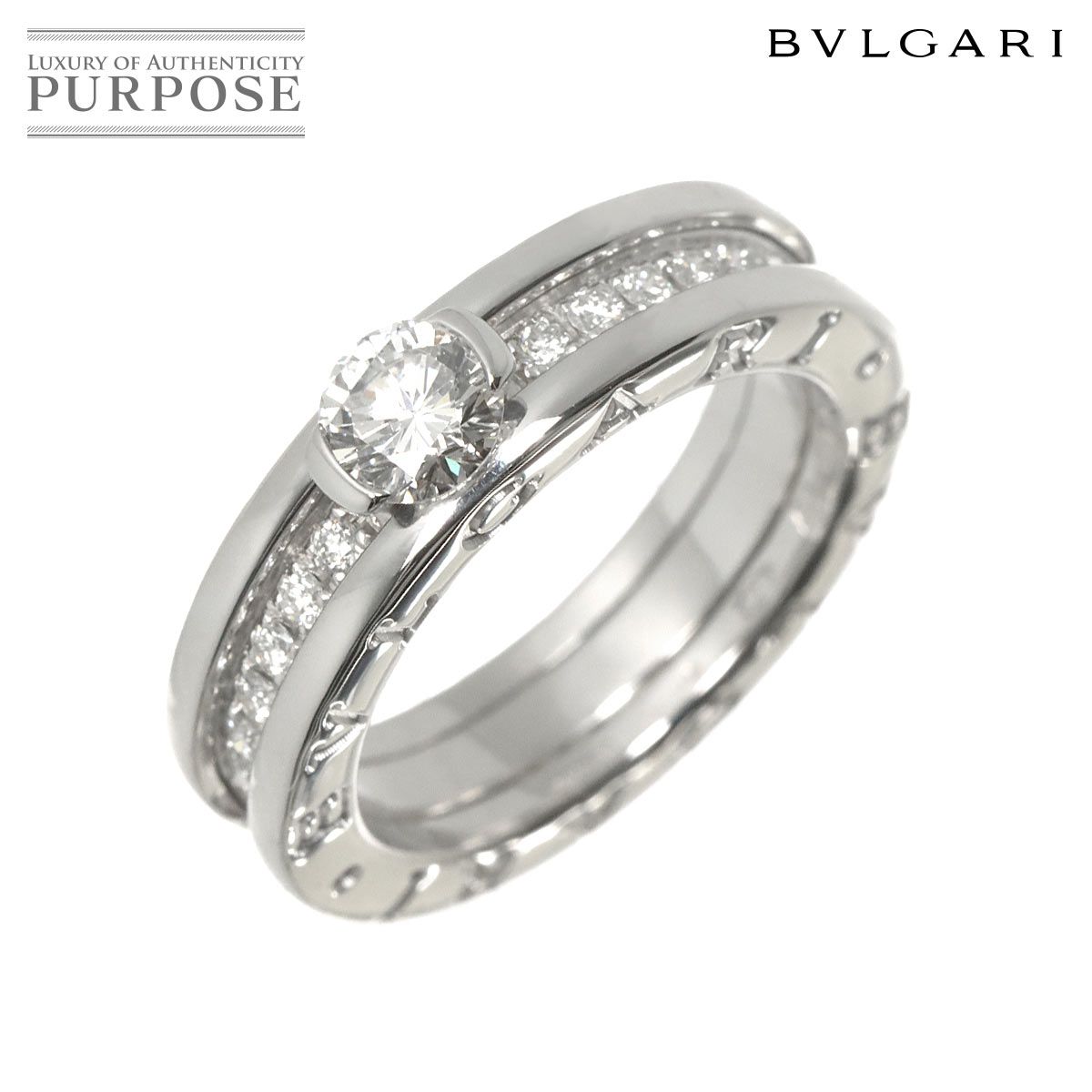 Bvlgari Ring #49 K18 Wg 750 B-Zero1 90323668
