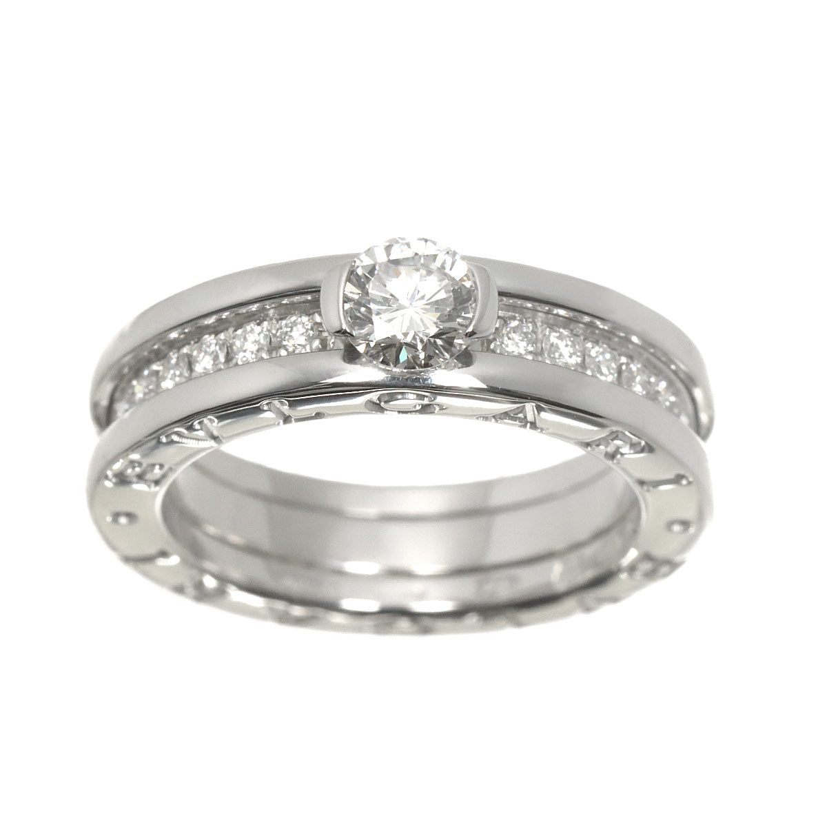 Bvlgari Ring #49 K18 Wg 750 B-Zero1 90323668
