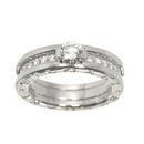 Bvlgari Ring #49 K18 Wg 750 B-Zero1 90323668