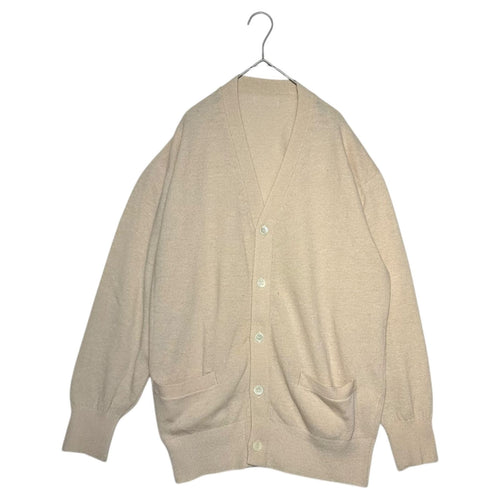 Comme Des Garcons Homme Knit Sweater 80'S Front Pockets 5 Button Wool/Nylon