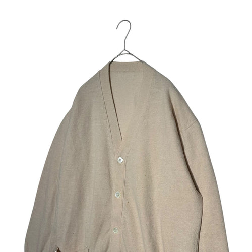 Comme Des Garcons Homme Knit Sweater 80'S Front Pockets 5 Button Wool/Nylon