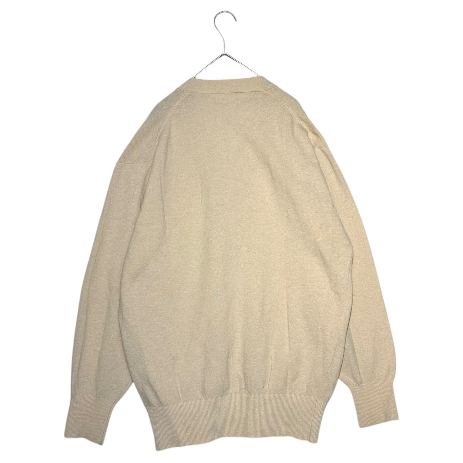 Comme Des Garcons Homme Knit Sweater 80'S Front Pockets 5 Button Wool/Nylon