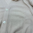 Comme Des Garcons Homme Knit Sweater 80'S Front Pockets 5 Button Wool/Nylon