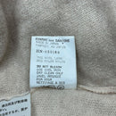 Comme Des Garcons Homme Knit Sweater 80'S Front Pockets 5 Button Wool/Nylon