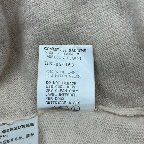 Comme Des Garcons Homme Knit Sweater 80'S Front Pockets 5 Button Wool/Nylon