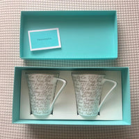 Tiffany Mugs Tiffany&Co. 727 Fifthavenue