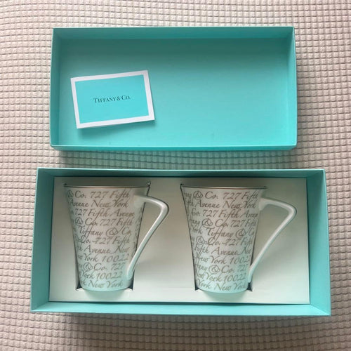 Tiffany Mugs Tiffany&Co. 727 Fifthavenue