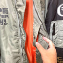 A Bathing Ape Ma-1 Flight Jackets 22Aw Bape Ovo Loose Fit Olive