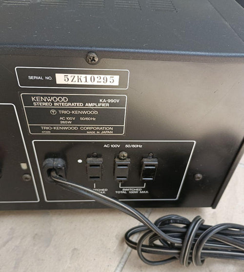 Kenwood Premium Amplifier Ka-990V