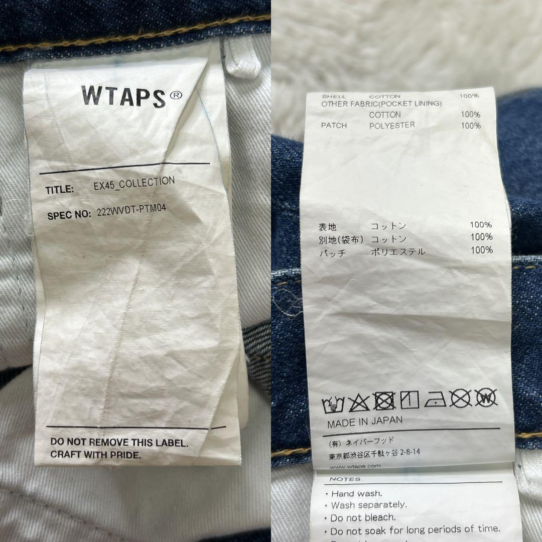 Wtaps Straight Jeans 22Aw Blues Baggy Trousers 04 Xl