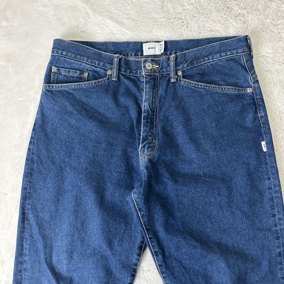 Wtaps Straight Jeans 22Aw Blues Baggy Trousers 04 Xl