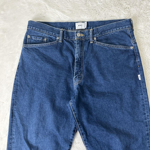 Wtaps Straight Jeans 22Aw Blues Baggy Trousers 04 Xl