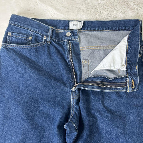 Wtaps Straight Jeans 22Aw Blues Baggy Trousers 04 Xl