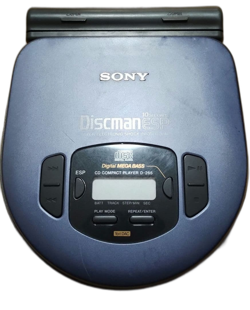 Sony Portable Cd Player D-265 Discman