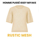 Homme Plisse Issey Miyake T-Shirts Pliss Rustic Mesh