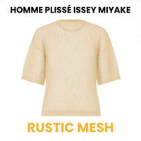 Homme Plisse Issey Miyake T-Shirts Pliss Rustic Mesh