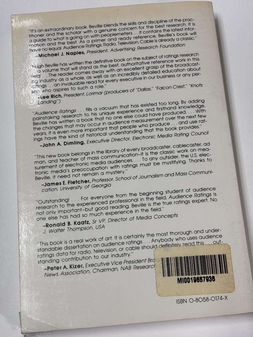 Foreign-Language Books Audience Ratings Hugh Malcolm Beville