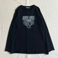 Neighborhood 7 Minutes, Long -Sleeved Cut -And -Sew Archive T Small Jesus Loves