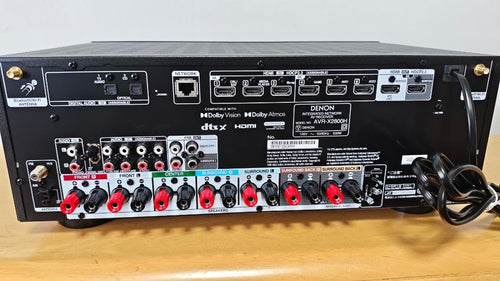 Av Amplifiers Denon Avr-X2800H 7.2Ch Hdr10+