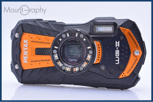 Compact Digital Camera Pentax Wg-2 Gps 5X #Yk6983