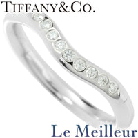Tiffany Ring Tiffany&Co. Pt950 9P 7 Ok