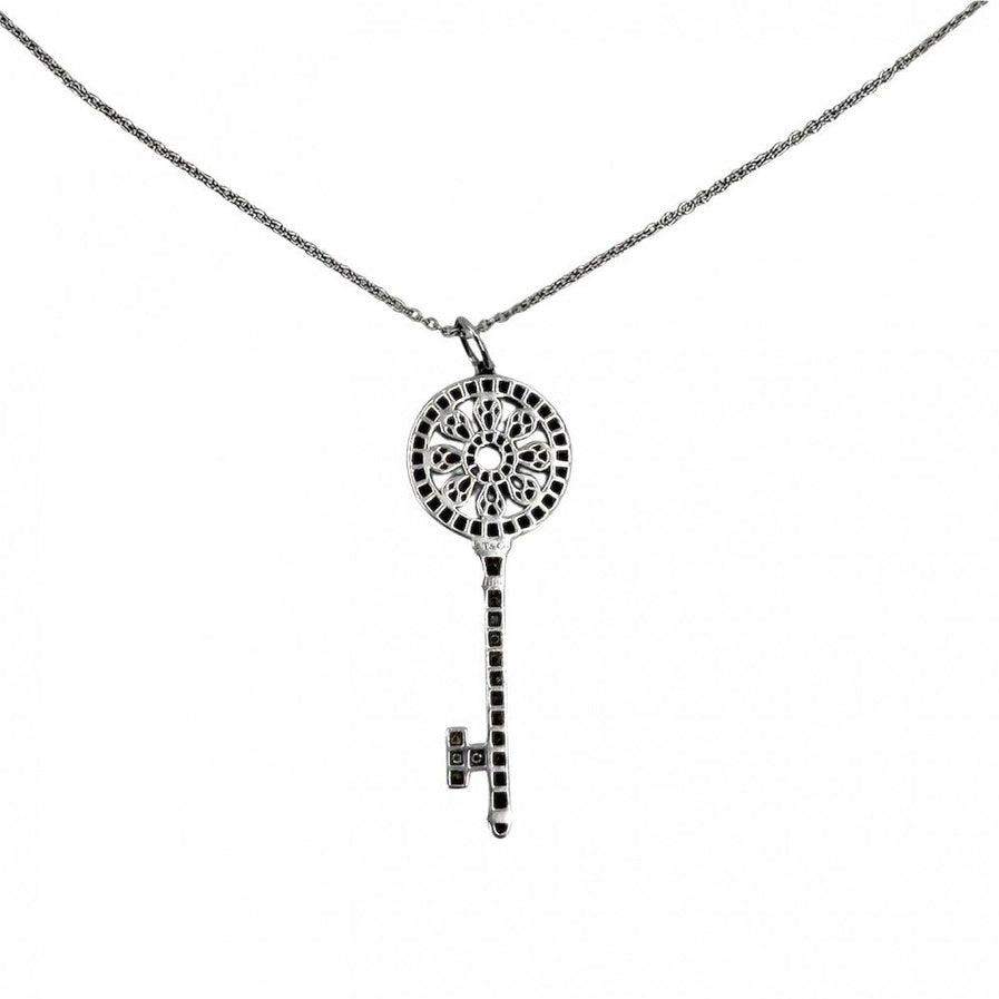 Tiffany Necklace 18 Wg Au750 Tiffany&Co. Pt950 K18 6.8G