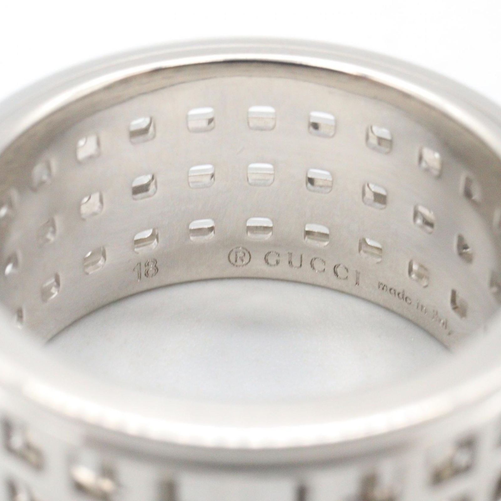 Gucci Ring K18Wg Used A