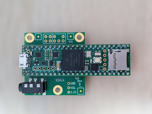 Experiments Crafts Teensy 4.1 Audio Shield