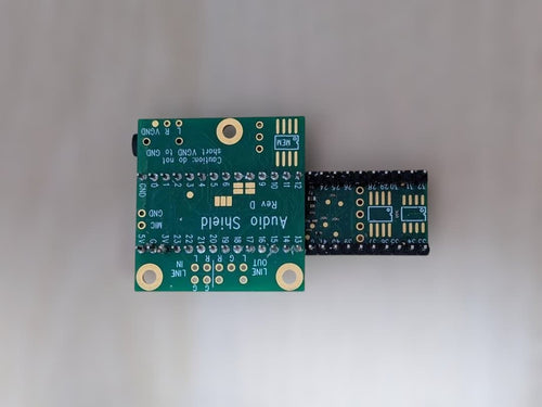 Experiments Crafts Teensy 4.1 Audio Shield