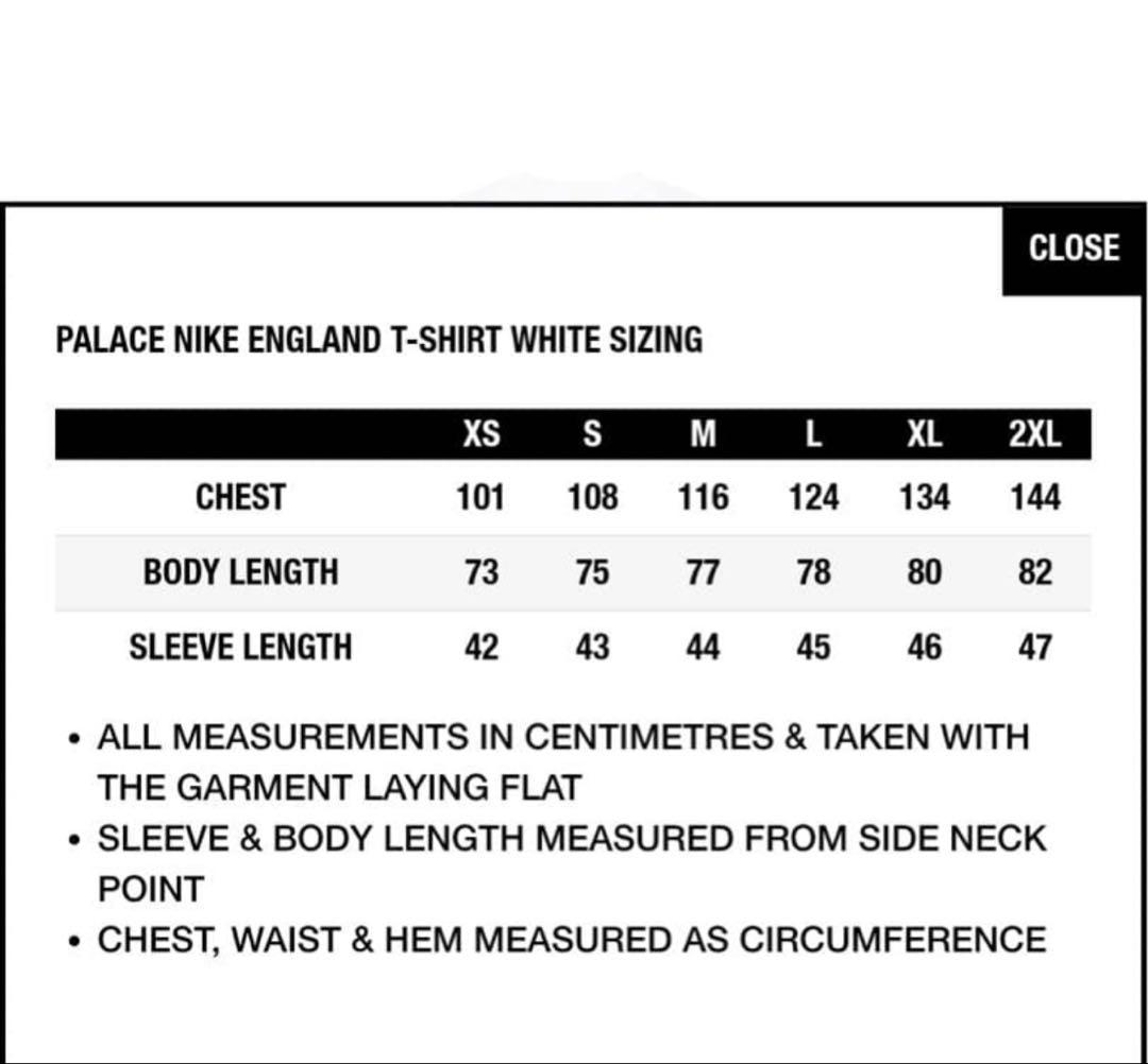 Palace Skateboards T-Shirts Nike England T-Shirt T