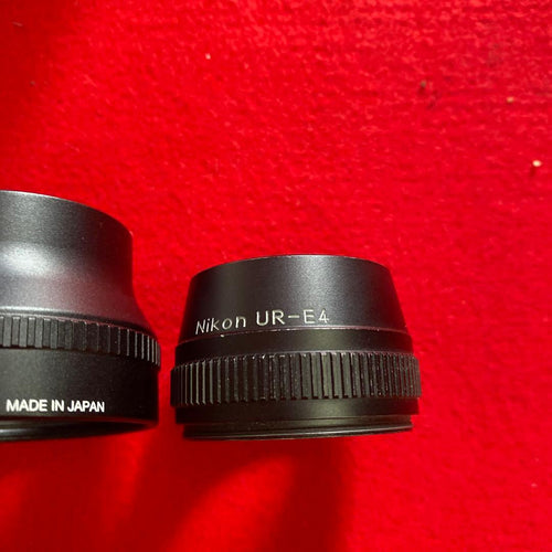 Nikon Zoom Lenses Tc-E3Ed 3X Wc 63Ur-E6 Ur-E20 Ur-E4