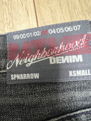 Neighborhood Straight Jeans Spnarrow Xs