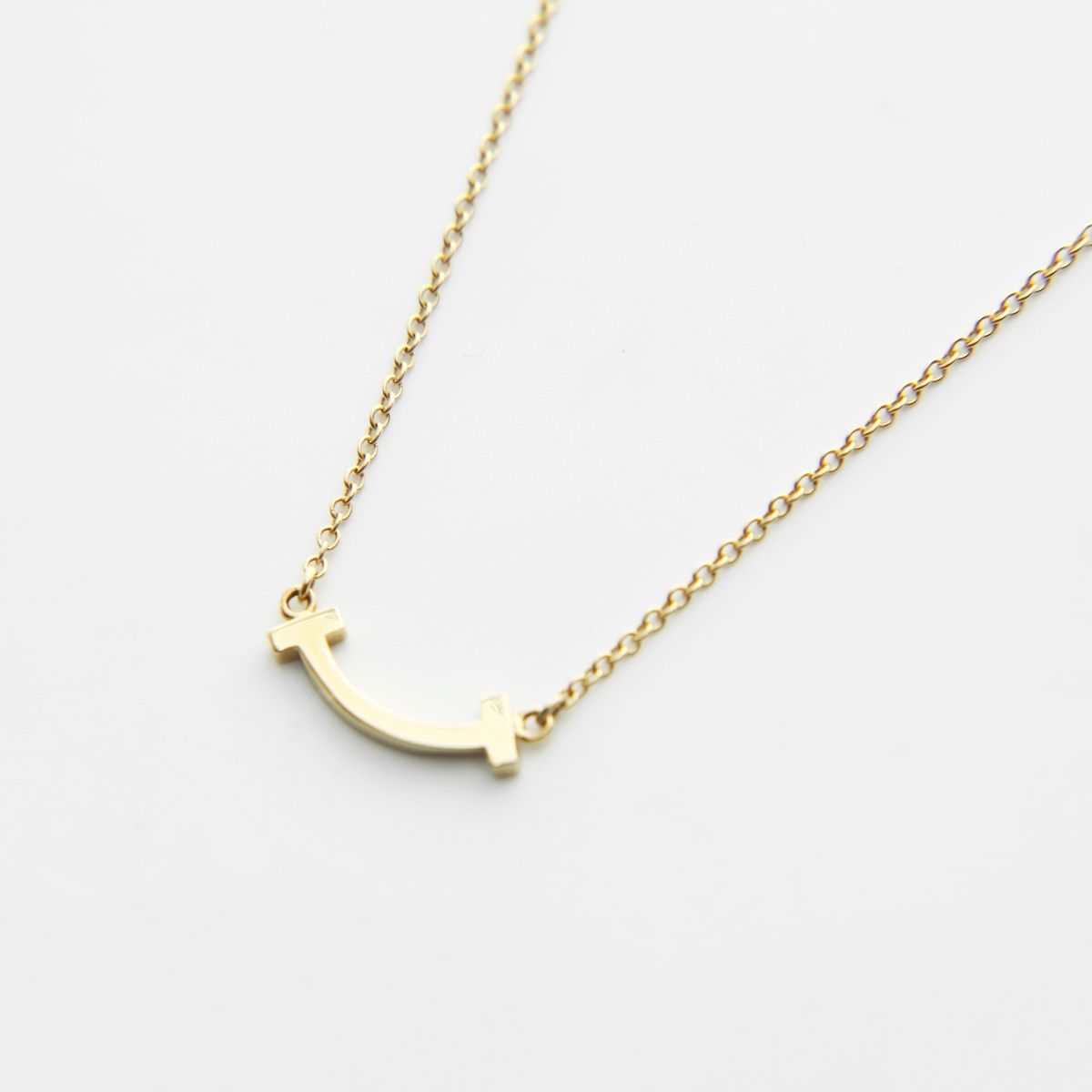 Tiffany Necklace Tiffany&Co. Au750 T