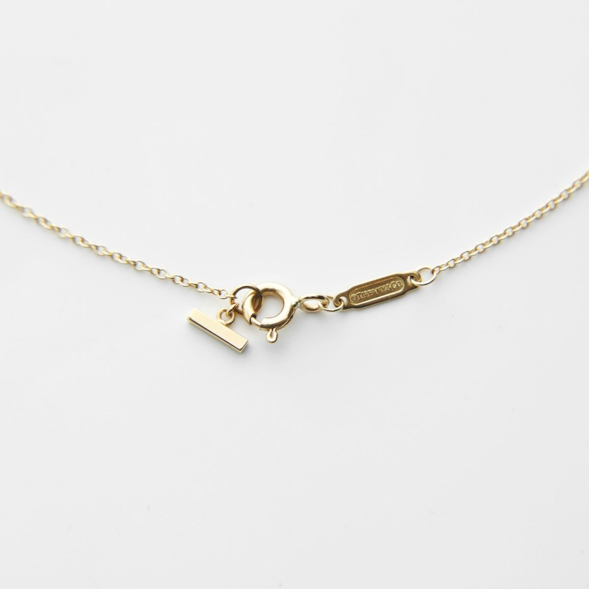 Tiffany Necklace Tiffany&Co. Au750 T