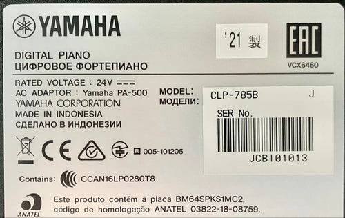 Yamaha Keyboards Digital Pianos Clp-785