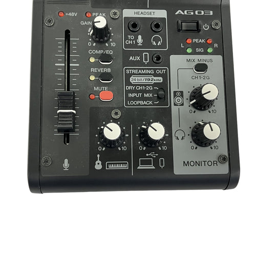 Audio Interface Yamaha Ag03 Mk2 2023 Y11514382
