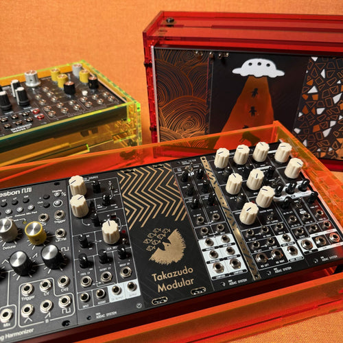 Modular Synthesizer Takazudo Zudo-Block-60 Orange-Lite Orange