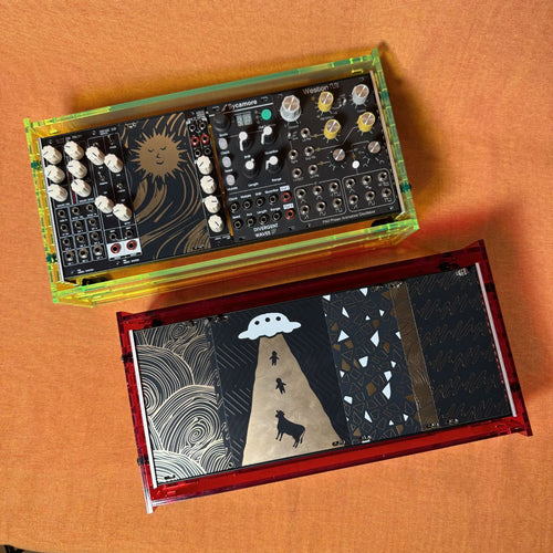 Modular Synthesizer Takazudo Zudo-Block-60 Orange-Lite Orange