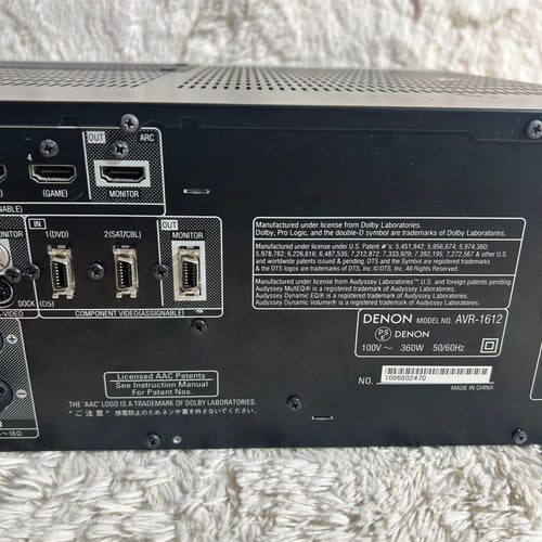 Denon Av Amplifiers 5.1Ch Avr-1612