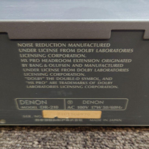 Other Denon Dcd-210 Cd