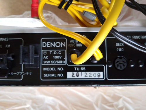 Radio Tuner Denon Am/Fm Tu-55