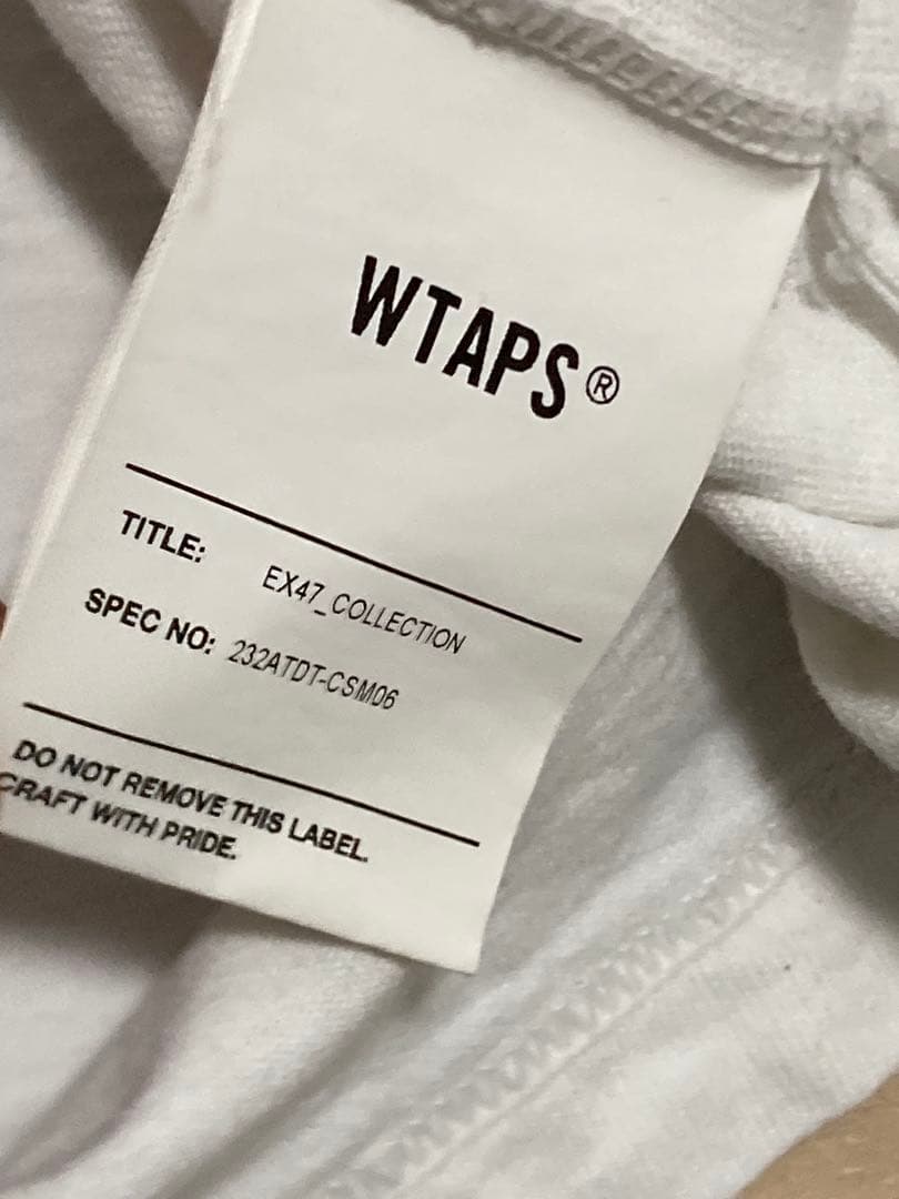 Wtaps 7 Minutes, Long -Sleeved Cut -And -Sew Aii 01 Ls Cotton T M